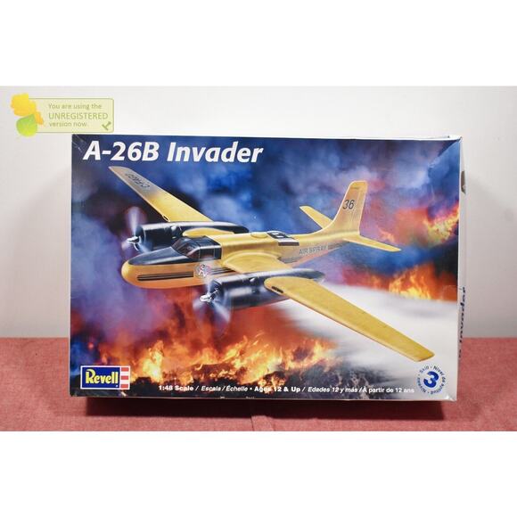 Revell A-26B Invader Plane Model Kit 1/48 (Package Wear)